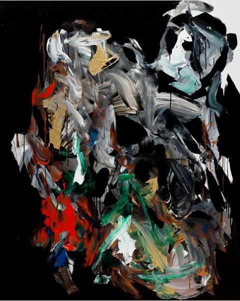 [2022] Untitled, Acrylic Ink on canvas, 162x130cm